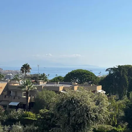 Apartman Stunning Ocean View Terrace & Pool In Antibes